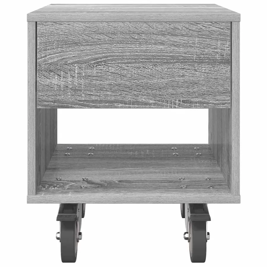 Table de chevet Gris Sonoma 40,5 x 40 x 48 cm Bois d'ingénierie - 6