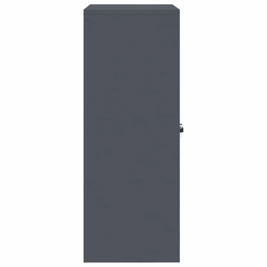 Armoire de rangement Anthracite 80 x 40 x 105 cm Acier - 7