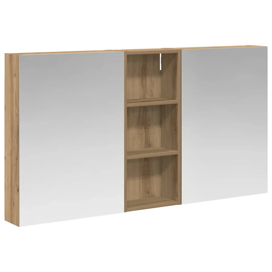 Ensemble de Meubles de Salle de Bain 3 pc 130 x 14,5 x 70 cm - 2
