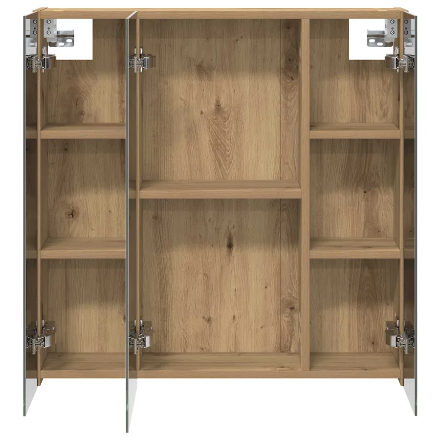 Armoire Miroir de Salle de Bain Chêne artisan 70 x 14,5 x 70 cm - 6