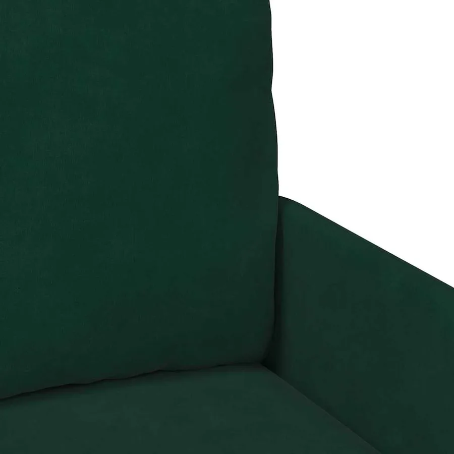 Canapés avec coussin 110cm Vert foncé Contreplaqué - 7
