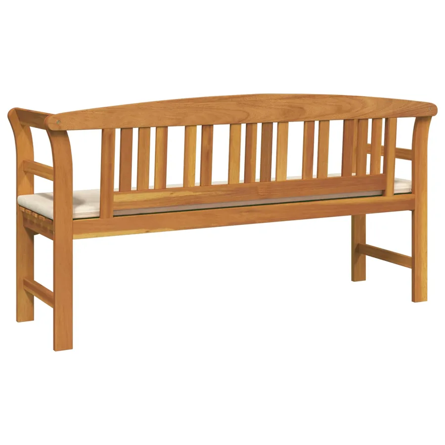 Banc rose Naturel 157 x 46 x 82,5 cm Bois d'Acacia Massif - 6