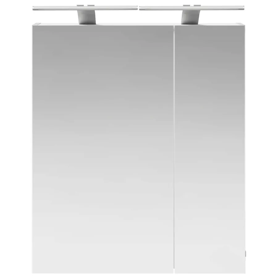 Armoire Miroir de Salle de Bain Blanc 60 x 14,5 x 70 cm - 6