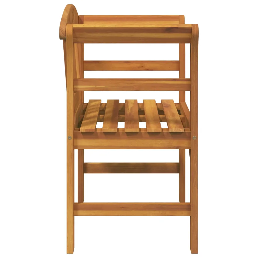 Banc rose Naturel 68,5 x 46 x 82,5 cm Bois d'Acacia Massif - 5