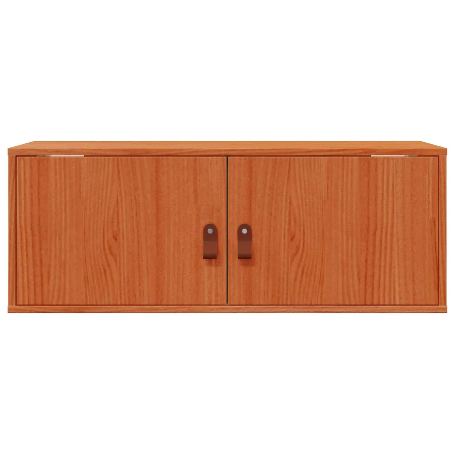 Meuble mural Cire marron 80 x 30 x 30 cm Bois de pin massif - 6