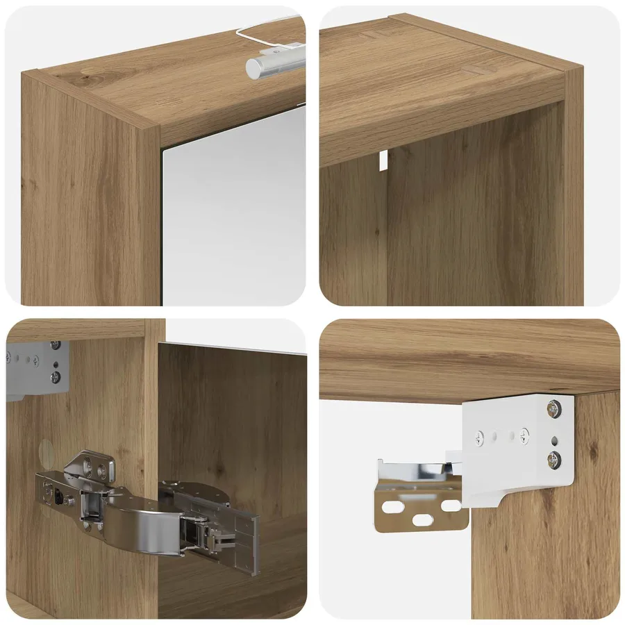 Ensemble de Meubles de Salle de Bain 3 pc 116 x 16 x 62,5 cm - 10