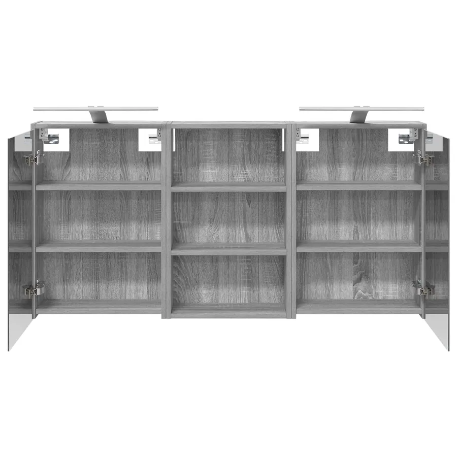 Ensemble de Meubles de Salle de Bain 3 pcs 126 x 16 x 62.5 cm - 7