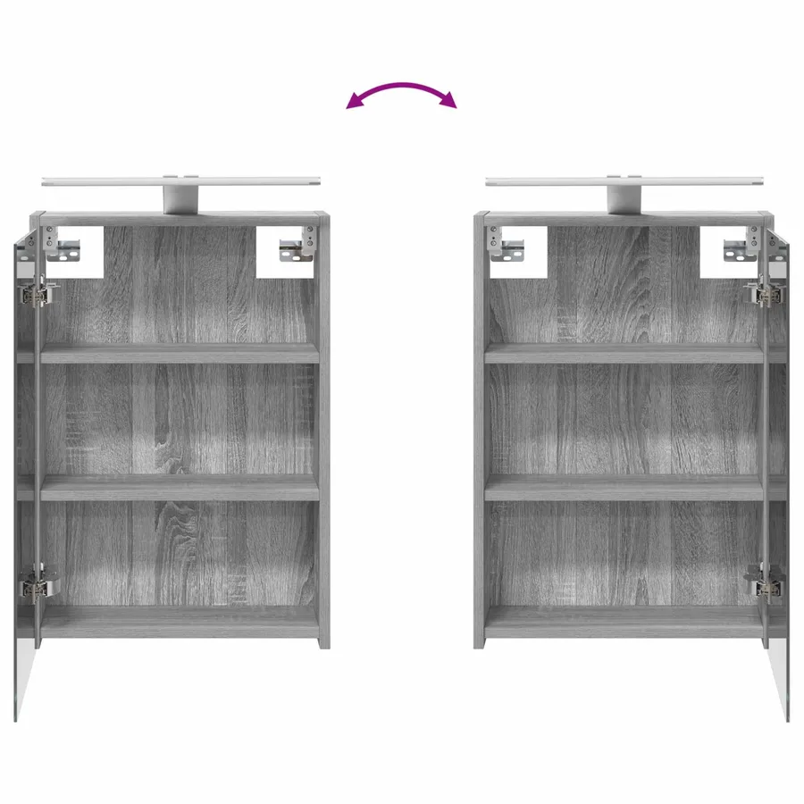 Ensemble de Meubles de Salle de Bain 3 pcs 116 x 16 x 62,5 cm - 12