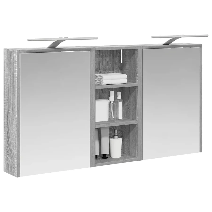 Ensemble de Meubles de Salle de Bain 3 pcs 116 x 16 x 62,5 cm - 3