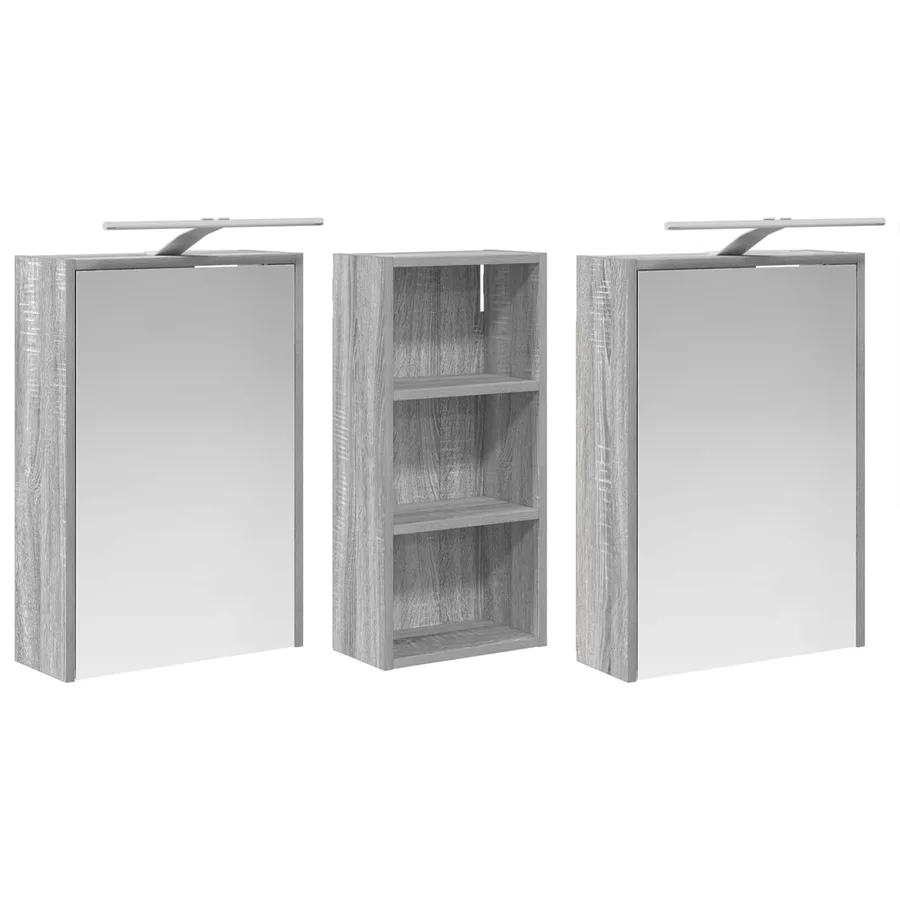 Ensemble de Meubles de Salle de Bain 3 pcs 116 x 16 x 62,5 cm - 5