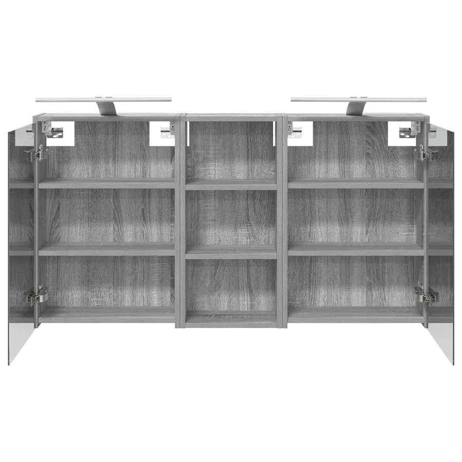 Ensemble de Meubles de Salle de Bain 3 pcs 116 x 16 x 62,5 cm - 7