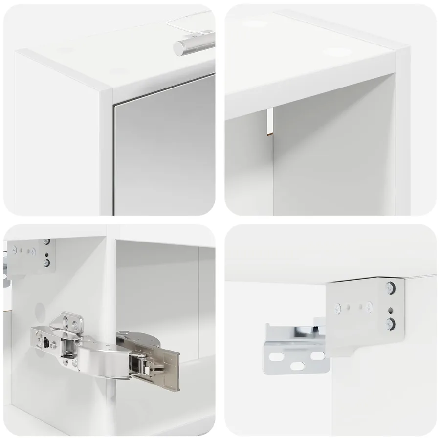 Ensemble de Meubles de Salle de Bain 3 pcs 116 x 16 x 62,5 cm - 10