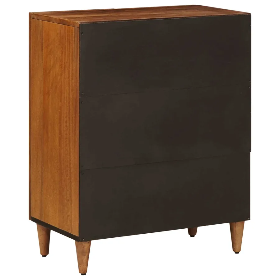 Buffet Noyer 60 x 33 x 75 cm Bois de mangue massif - 6