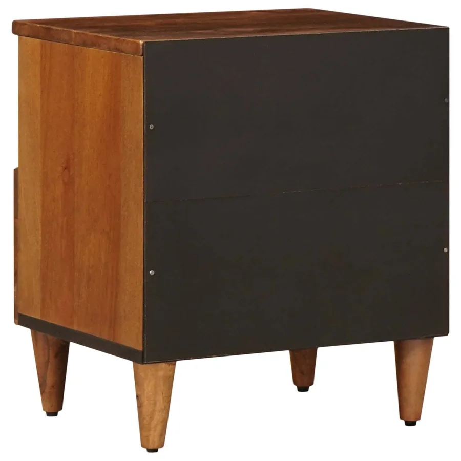 Cabinet de chevet Marron 40 x 33 x 46 cm Bois de mangue massif - 5