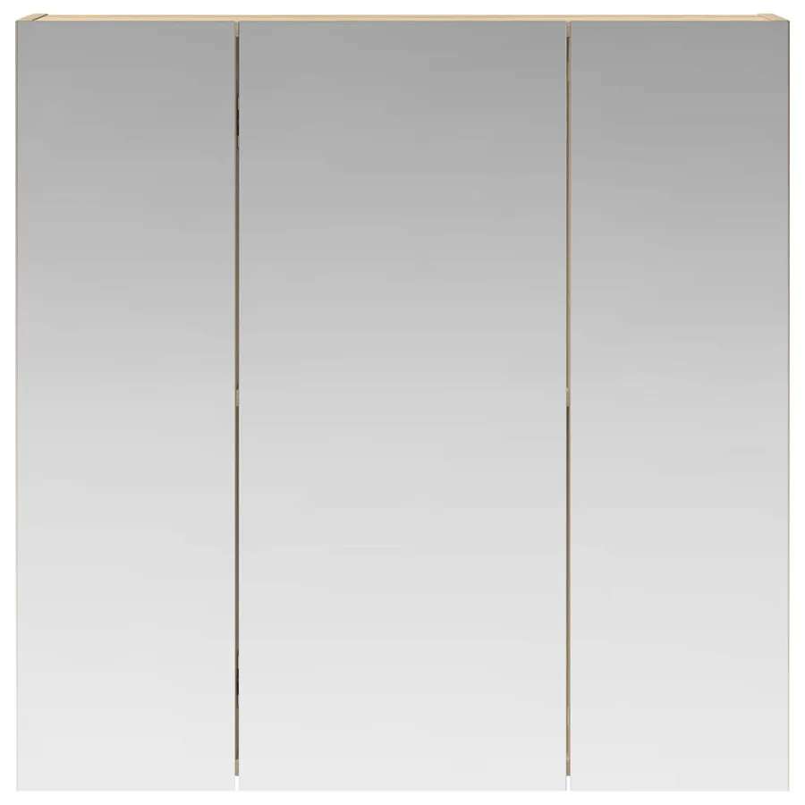 Armoire Miroir de Salle de Bain Chêne Sonoma 70 x 14,5 x 70 cm - 5