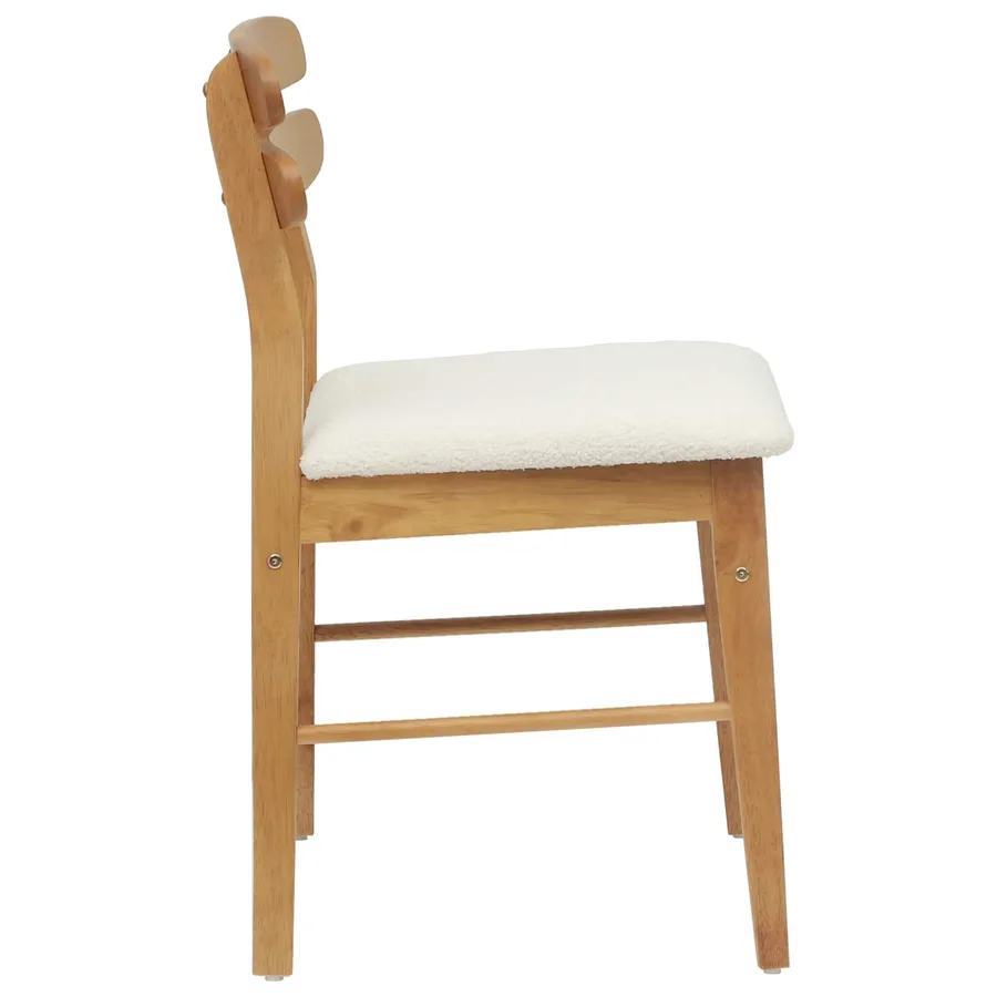 Chaise de salle à manger 2 pcs Naturel et clair - 6