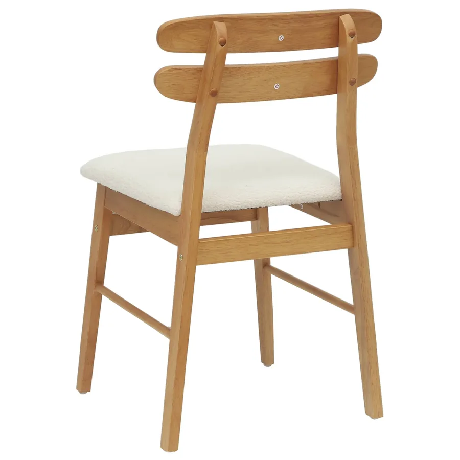 Chaise de salle à manger 2 pcs Naturel et clair - 7