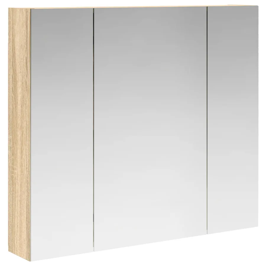Armoire Miroir de Salle de Bain Chêne Sonoma 80 x 14.5 x 70 cm - 2