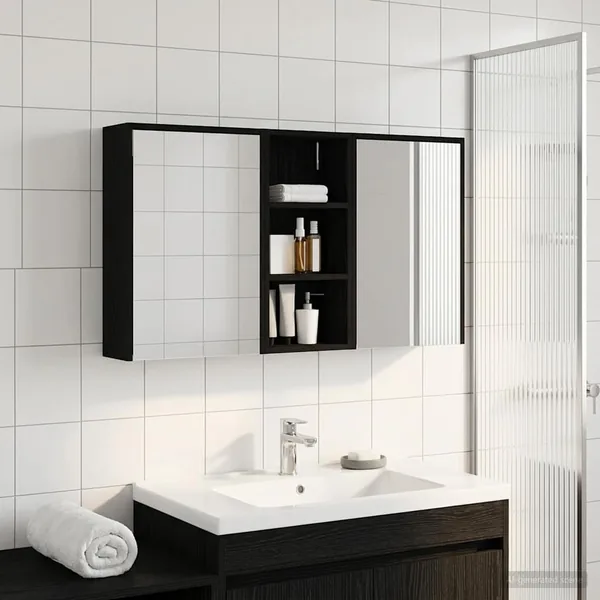 Ensemble de Meubles de Salle de Bain 3 pcs 116 x 16 x 62,5 cm