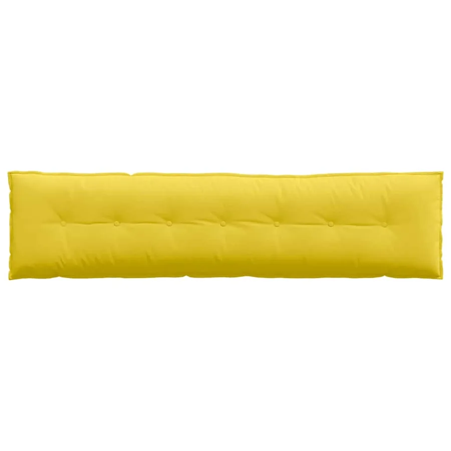 Coussin de Dos Jaune clair 200 x 19 x 50 cm tissu - 6
