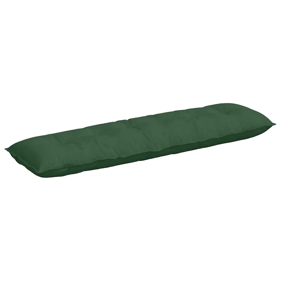 Coussin de Dos Vert Jungle 180 x 50 cm Tissu en velours côtelé - 2