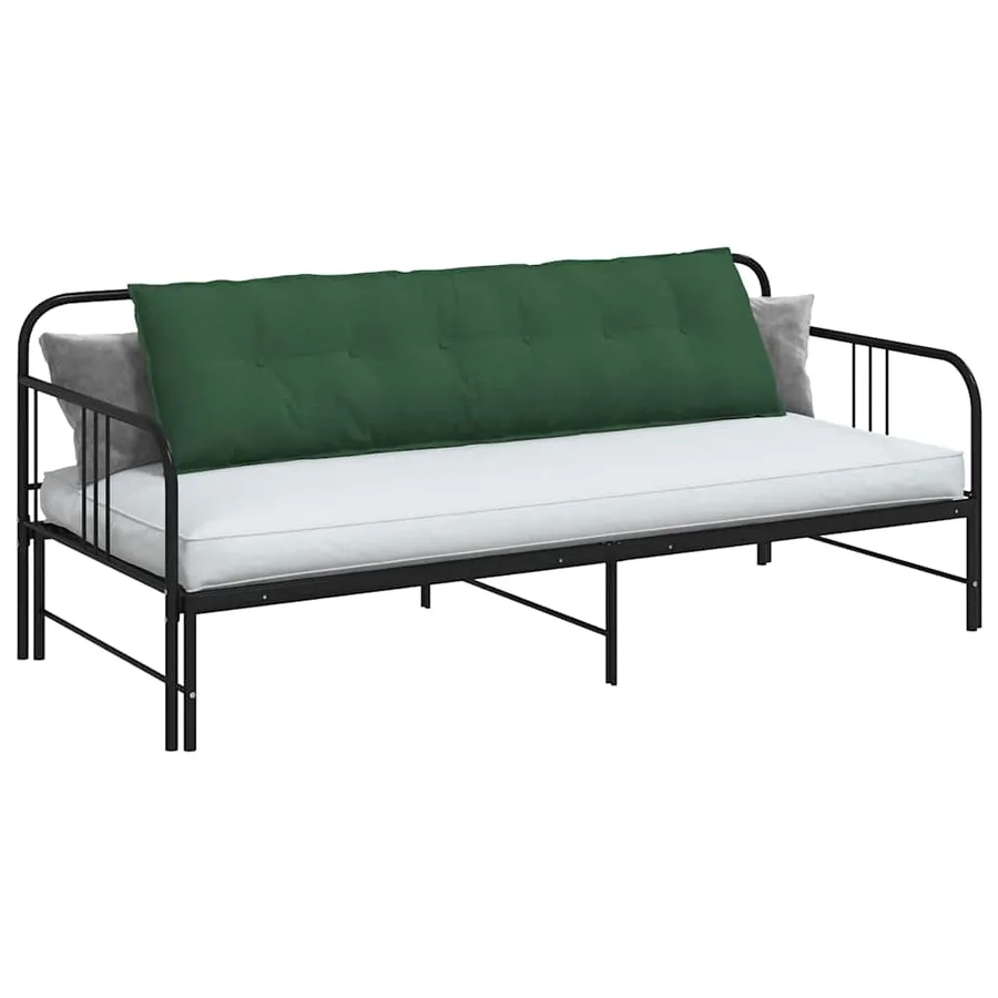 Coussin de Dos Vert Jungle 180 x 50 cm Tissu en velours côtelé - 3