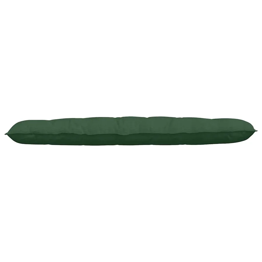 Coussin de Dos Vert Jungle 180 x 50 cm Tissu en velours côtelé - 5