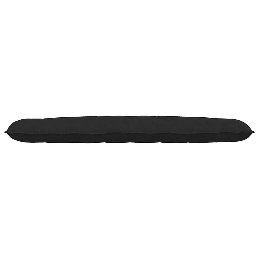Coussin de Dos Noir 200 x 19 x 50 cm tissu - 5