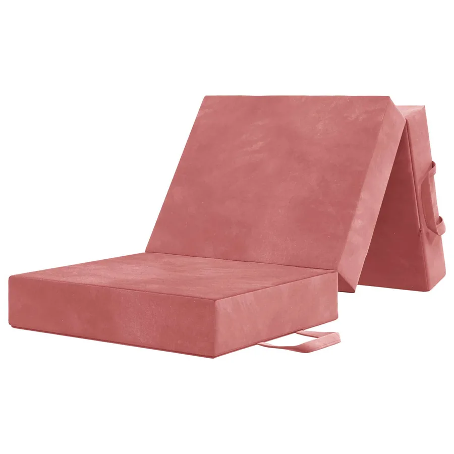 Canapé-lit pliable 75 x 63 x 45 cm Rose - 3
