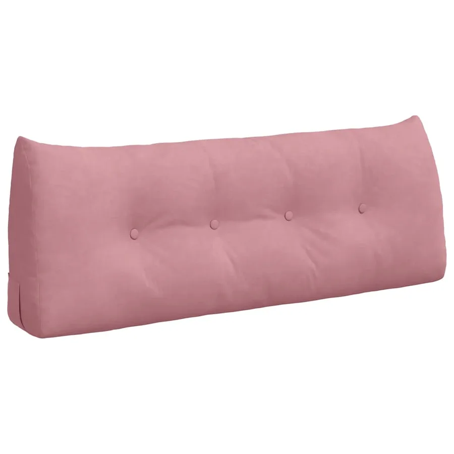 Coussin de Dos Rose 120 x 24 x 50 cm Velours - 2