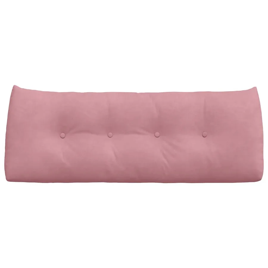 Coussin de Dos Rose 120 x 24 x 50 cm Velours - 6