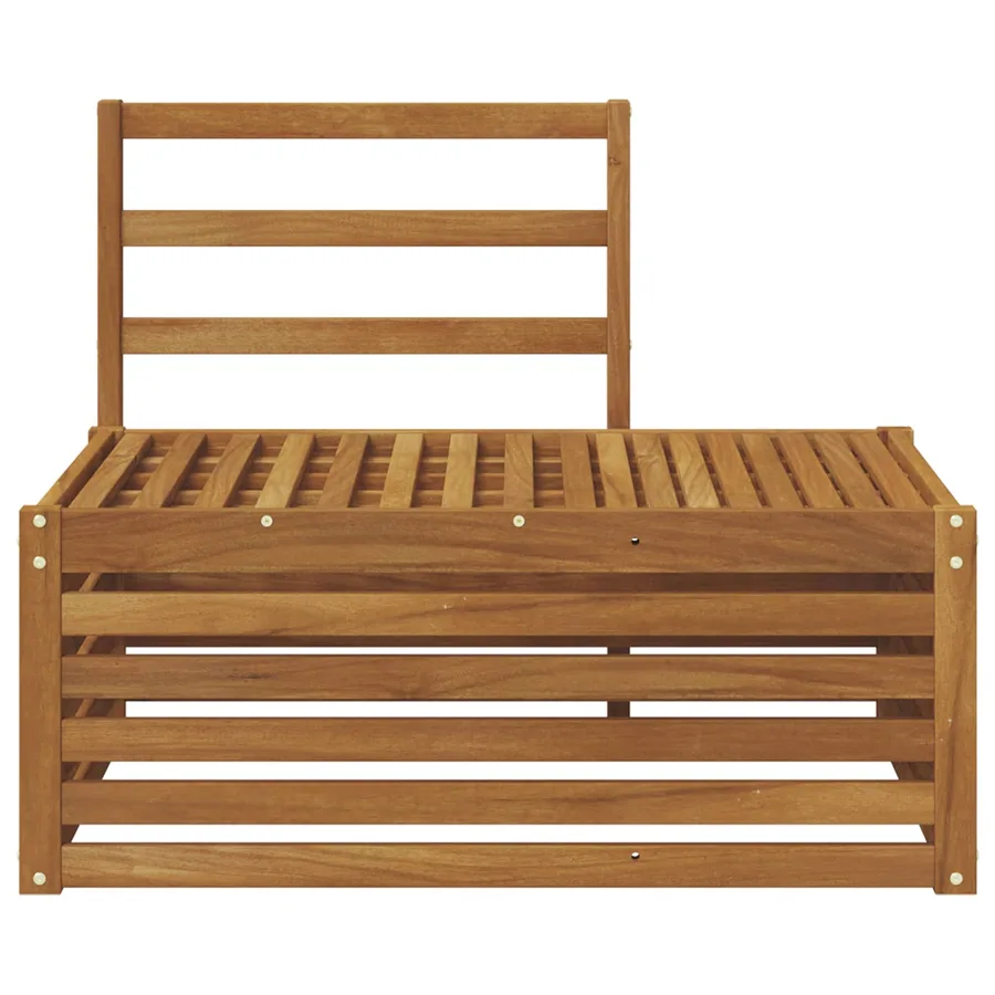 Canapé d'extérieur en bout Naturel 91 x 63 x 73 cm - 4