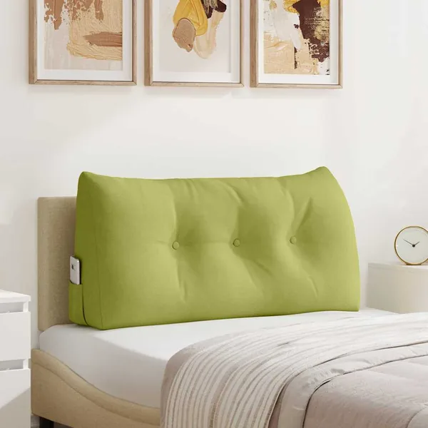Coussin de Dos Vert clair 100 x 24 x 50 cm tissu