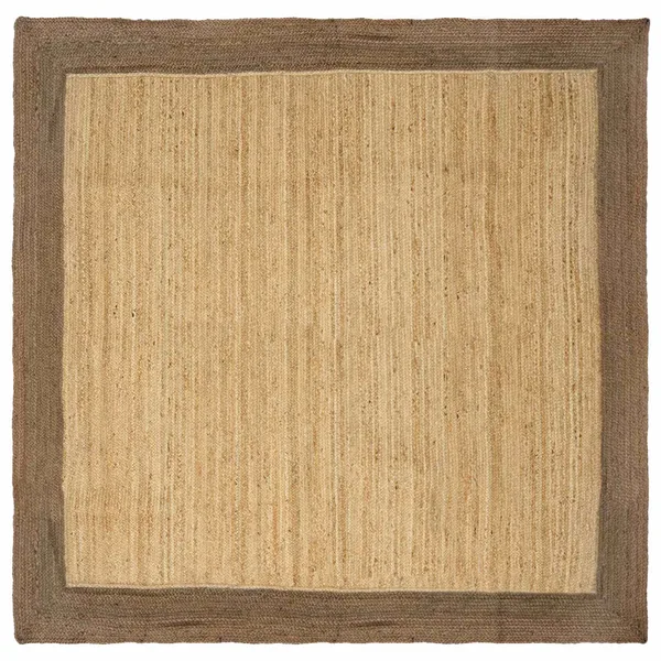 Tapis de surface Gris 200 x 200 cm Jute