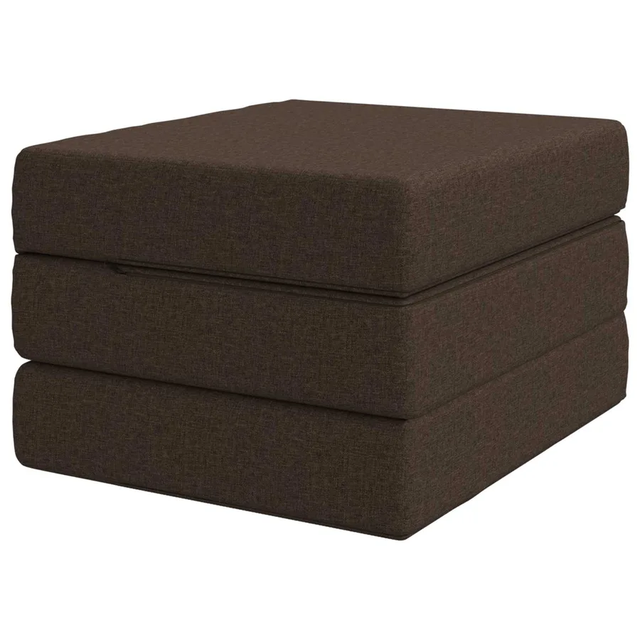 Canapé-lit pliable 90 x 63 x 45 cm Taupe - 5