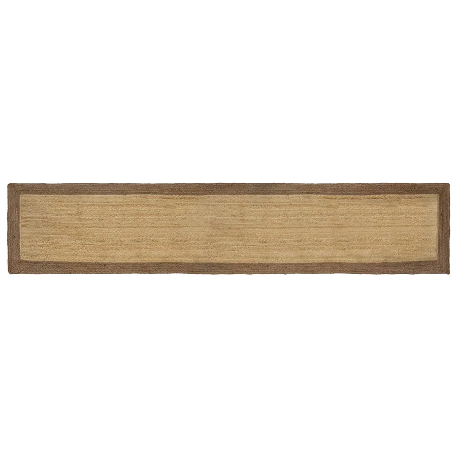 Tapis de surface Gris 60 x 400 cm Jute