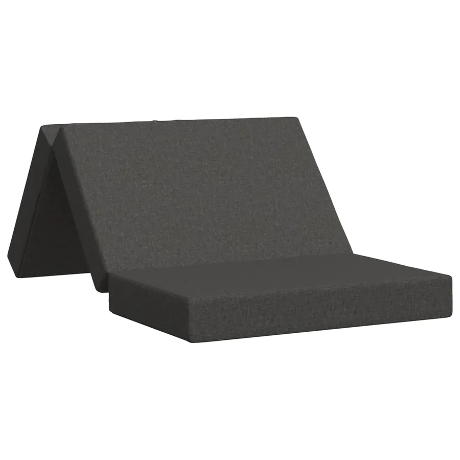 Canapé-lit pliable 80 x 67 x 45 cm Gris foncé - 2