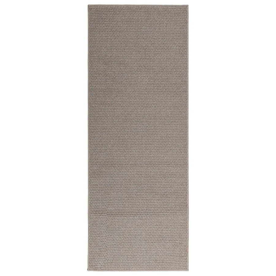 Tapis de surface LUGO Crème et Taupe 200 x 80 cm Polyester - 2