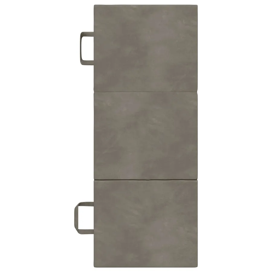 Canapé-lit pliable 75 x 67 x 45 cm Gris clair - 6