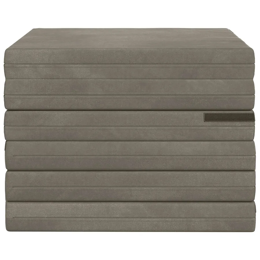 Canapé-lit pliable 140 x 67 x 45 cm Gris clair - 5