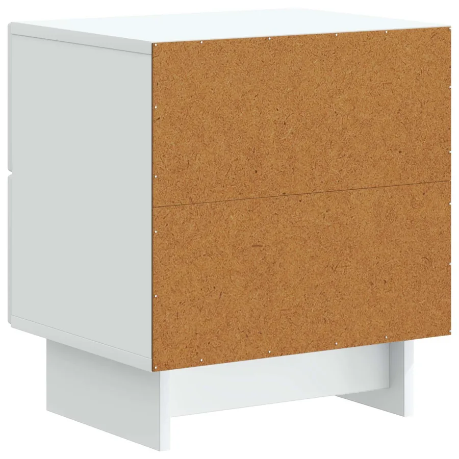 Cabinet de chevet Blanc 43 x 34,5 x 47,5 cm Bois d'ingénierie - 7