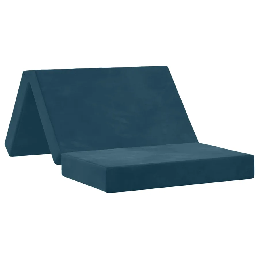 Canapé-lit pliable 80 x 67 x 45 cm Bleu - 2