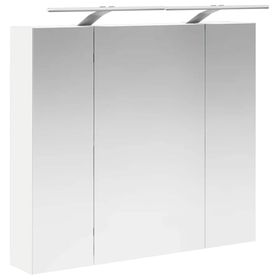 Armoire Miroir de Salle de Bain Blanc 80 x 14.5 x 70 cm - 5