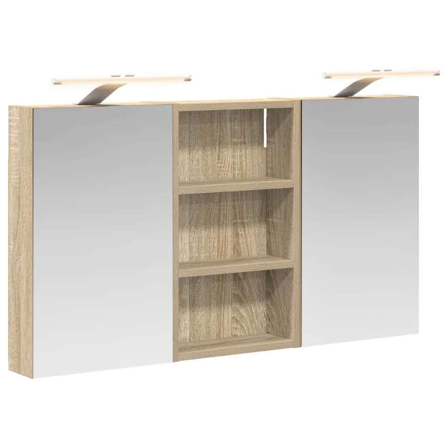 Ensemble de Meubles de Salle de Bain 3 pcs 90 x 10,5 x 50 cm - 2
