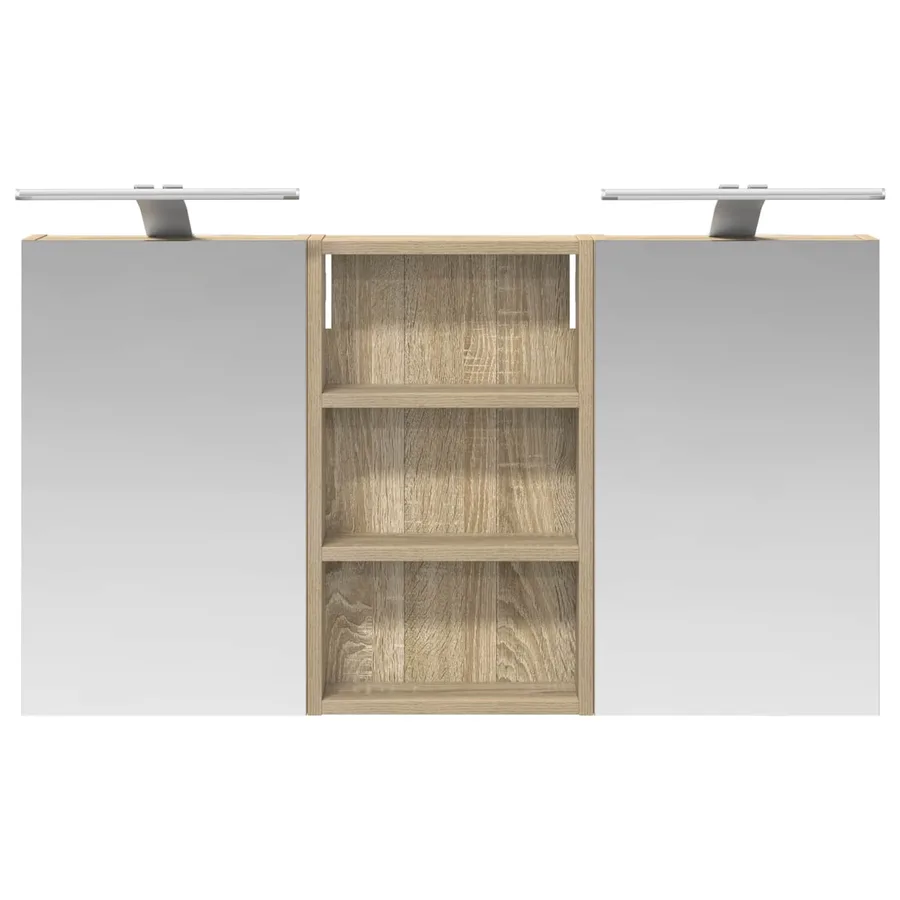 Ensemble de Meubles de Salle de Bain 3 pcs 90 x 10,5 x 50 cm - 6