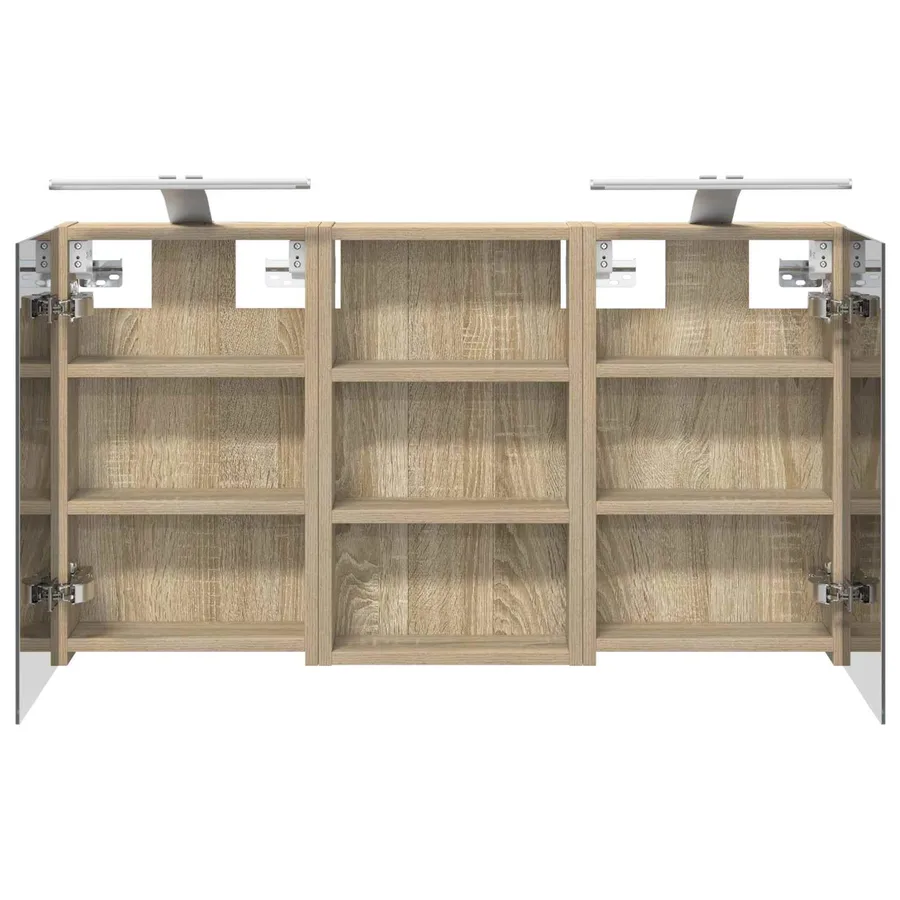Ensemble de Meubles de Salle de Bain 3 pcs 90 x 10,5 x 50 cm - 7