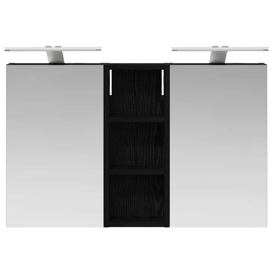 Ensemble de Meubles de Salle de Bain 3 pcs 80 x 10,5 x 50 cm - 6