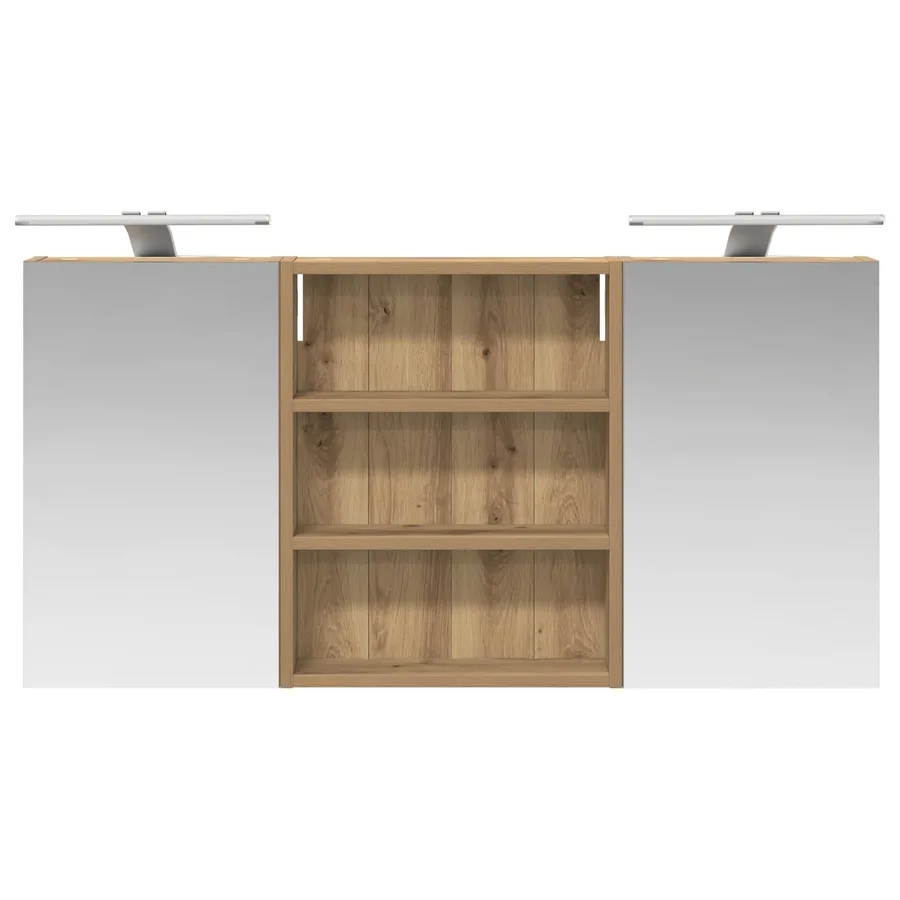 Ensemble de Meubles de Salle de Bain 3 pc 100 x 10,5 x 50 cm - 6