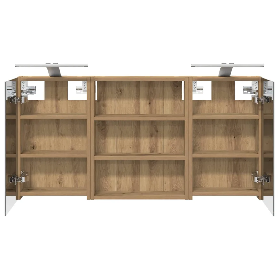 Ensemble de Meubles de Salle de Bain 3 pc 100 x 10,5 x 50 cm - 7