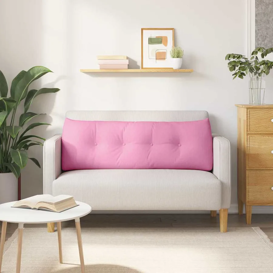 Coussin de Dos Rose 140 x 24 x 50 cm tissu - 4